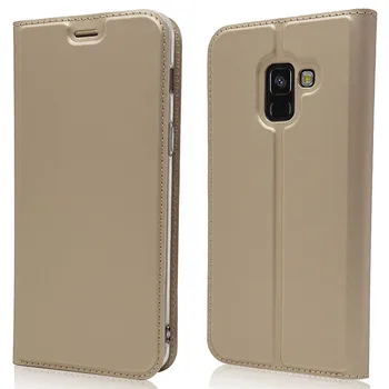 Pentru Samsung Galaxy J6 Plus Husa Flip Magnetic Carte De Protecție Portofel Din Piele Capacul Telefonului