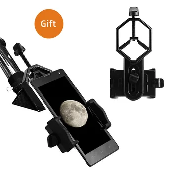 Profesional Zoom Telescop Astronomic Cu Telefon Clip în aer liber HD Night Vision 150X de Refracție Spațiu Adânc Luna Uitam Cadouri