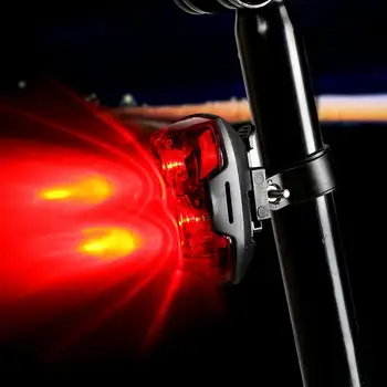 LED-uri USB Reîncărcabilă Lumina Bicicleta MTB Spate de Biciclete Coada Lumina Impermeabil Biciclete Coada Lampa de Noapte cu Bicicleta de Siguranță lampa de control