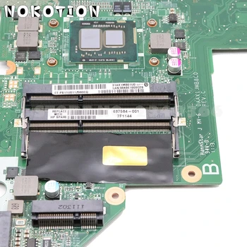 NOKOTION DAAX1JMB8C0 637584-001 Pentru HP Pavilion G62 CQ62 Placa de baza Laptop i3-370 MM CPU HM55 HD6370M 512MB DDR3