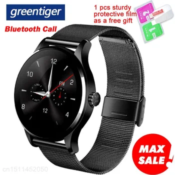 Greentiger K88H Bluetooth Smart Watch Monitor de Ritm Cardiac Tracker de Fitness Smartwatch Sport Brățară Inteligentă Pentru Android IOS