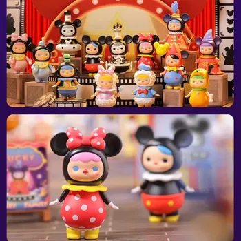 Original Popmart Pucky Mickey Familie Serie Orb Caseta 13 Stil Jucarii Papusa Întâmplare Un Anime Drăguț Figura Cadou