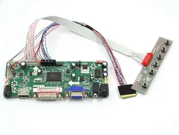 Yqwsyxl Control Board Monitor Kit pentru HSD173PUW1-A00 HDMI+DVI+VGA LCD ecran cu LED-uri Controler de Bord Driver