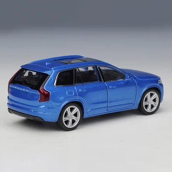 Welly 1:34-39 cutie Originala XC90 SUV Albastru Trage Înapoi Mașină de turnat sub presiune Model de Masina de Jucarie Vehicul Model de Masina Modele de Mașină pentru Copii