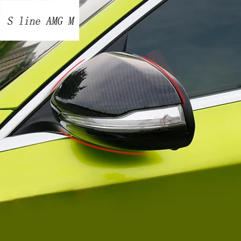 Styling auto din fibra de Carbon pentru Mercedes-Benz C-class W205 W213 GLC X253 oglinda retrovizoare cadru de ușă oglindă acoperă accesorii