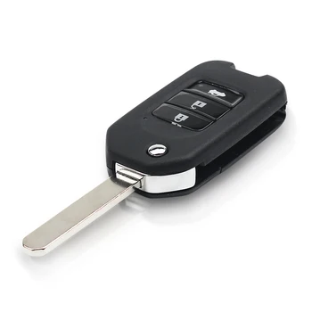 KEYYOU 3 Butoane Pliere Flip Smart Key Remote Shell Pentru Honda Accord Civic City se Potrivesc HR-V XR-V Vezel Auto Cheie Cazul Fob Acoperi