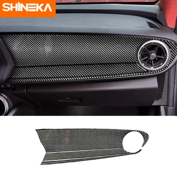 SHINEKA Fibra de Carbon, Accesorii Pentru Chevrolet Camaro 2017+ Interior Masina tabloul de Bord Rama Decor Autocolant pentru Camaro 2017-2019