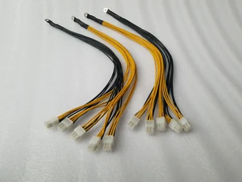 10 buc 6pini Conectori Sever Cablul de Alimentare PCIe Express Pentru Antminer S9 S9i L3+ Bitmain Miner PSU Cablu,expediat Prin DHL