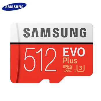 Original SAMSUNG Card de Memorie de 512 GB SDXC Mare Viteza de 100 MB/S Clasa 10 UHS-I EVO PLUS Micro SD Card Flash Card TF