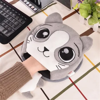 Usb Încălzit Mouse Pad 5v Desene animate Cadouri USB Animale Lovely Lady Mâinile Calde Birou de Iarnă Mouse-ul Mat Pentru Femeile care Lucrează Dropship