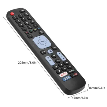 EN2A27ST Înlocuire TV Control de la Distanță Controler de la Distanță Inteligente pentru LC-32P5000U / LC-40P5000U/ LC-43P5000U / LC-50P5000U