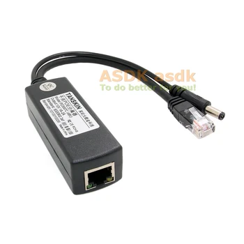 10/100/1000M PoE Splitter cu Standardul IEEE 802.3 af & 12V 1-2A Output Power over Ethernet pentru Camera IP