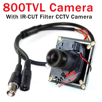 HD cmos 800tvl bord cctv aparat de fotografiat mic mini camera +obiectiv 3.6 mm + cablu de securitate aparat de fotografiat