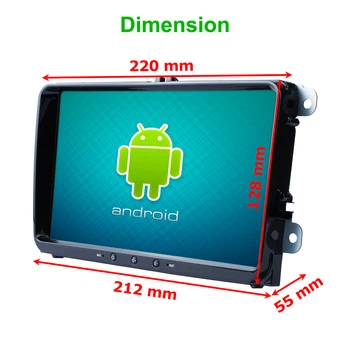 Essgoo 2 din Android 8.1 Radio Stereo Auto GPS Pentru Volkswagen/VW Autoradio Bluetooth, Player Multimedia de Navigație cu Ecran Tactil
