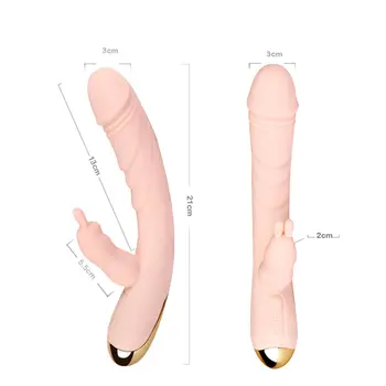 12 Viteză Dublă Vibrație Pentru Femei Vibrator Rabbit Vibrator Sex Feminin G-Spot Stimulare Vaginala Masturbari Jucarii Sexuale Pentru Adulți Produs