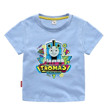 Thomas si Prieteni noi pentru copii îmbrăcăminte de vară pentru copii cu mânecă scurtă T-shirt tricou bottom jumătate cu mâneci tricou haine