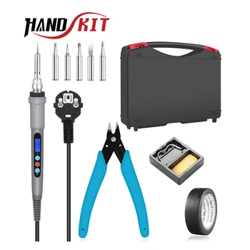 Handskit 90w Digital kit de Lipit 110v 220v Electrice Temperatue Regla ciocan de Lipit cu Sta Lipit de Sudare