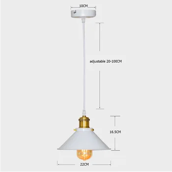 Lozie De Epocă Pandantiv Lumini Loft Rusia Pandantiv Lampă Retro Agățat Lampă Cu Abajur Pentru Bucatarie Sufragerie Dormitor De Iluminat Acasă