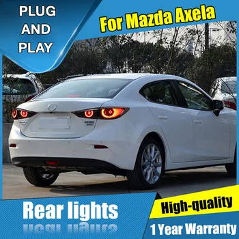 2 BUC de Styling Auto pentru Mazda 3 Axela Sedan Stopuri-2019 pentru Axela TOATE LED Lampă spate+Semnalizare+Frana+Reverse lumină LED-uri
