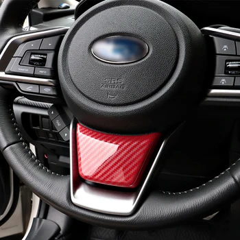 QHCP Volan Masina Paiete Autocolant Garnitura Capac 1buc se Potrivesc Pentru Subaru Forester Legacy Outback XV 2019 2020 Accesorii de Interior