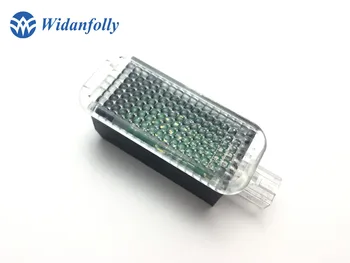 Widanfolly 1 SET LED-uri Auto Picioarelor Lumina Lămpii & Cablu Pentru Passat CC Q3 Q5 Q7 A7 A3 S3 A4 S4 A6 S6 A8 Rapidă 4E0947415 4E0 947 415