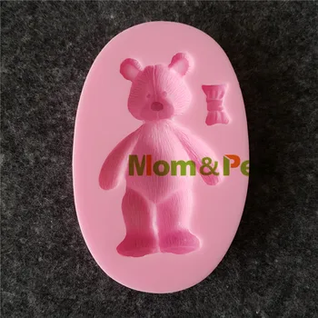 Mama&Mazare 1208 Transport Gratuit Urs Mucegai Silicon Decorare Tort Fondant Tort 3D Mucegai de Calitate Alimentară
