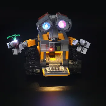 Lumina Led-uri kit (doar kit de lumina inclus) pentru 21303 și 16003 Idee Robot WALL E Set de Construcție KitsToys ochii de lumina