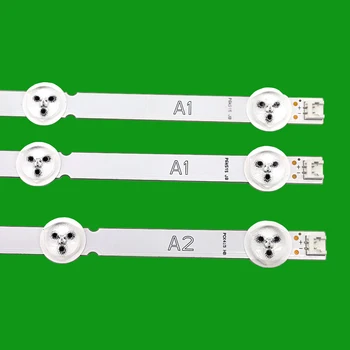 3pcs(2*A1*7LED,1*A2*8LED)iluminare LED bar pentru LG 32