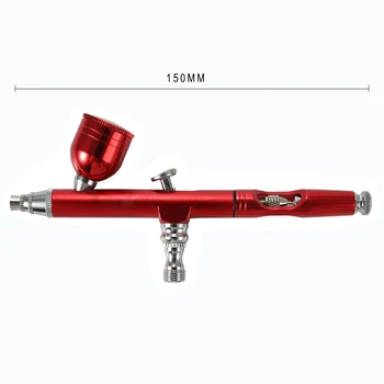 Portabil Mini Dual Action Spray Aerograf Pompa Creion Pentru Machiaj Vopsea De Unghii De Arta Tatuaj Tort Model De Jucărie