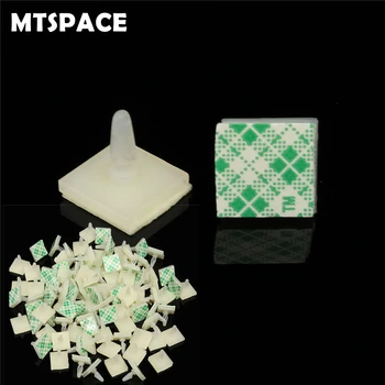 MTSPACE 100buc/Set HC-5 Nailon Băț de Plastic de Pe PCB Distanțier Impas Blocare Snap-In Posturi Fixe Clipuri Adeziv Gaura de 3mm Suport