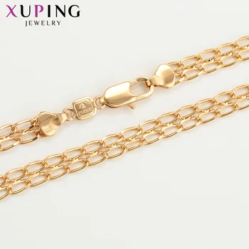 Xuping Clasic Elegant Colier Farmec Stil de Culoare de Aur Placate pentru Femei, Bărbați Bijuterii de Crăciun Cadou 45043