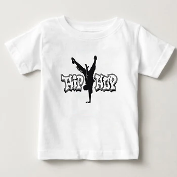 Stil Rap Copii Baieti Haine Copii Hip-hop Design Cool T-Shirt Imprimat Haine Scrisori de Imprimare Topuri Utilaje pentru 3T-8T haine pentru copii