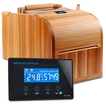 Digital Saună Termostat 220V 10A Controler de Temperatura Timer cu Senzor NTC