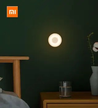 Xiaomi Mijia Lumina de Noapte din Generatia a 2-Luminozitate Reglabilă Infrarosu Smart Senzor de Corpul Uman cu Bază Magnetică Inducție lumina