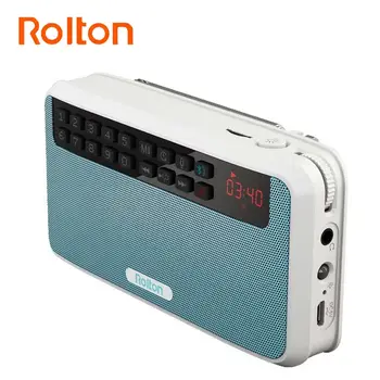 Rolton E500 Portabil Bluetooth Stereo Difuzor Bass Dual Radio FM Înregistrare TF Music Player Cu Display LED Lanterna