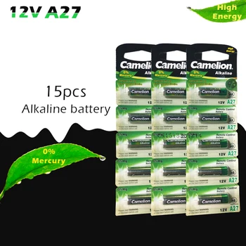 En-gros de 15 buc/lot Nou de 12V Camelion A27 27A Ultra baterii Alcaline/alarma baterii Transport Gratuit