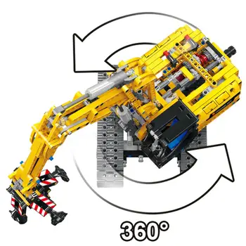 Excavator Mașină Compatibil Cu Legoing Technic 42006 Camion De Model Blocuri Băieți Cadouri De Craciun Jucarii Pentru Copii