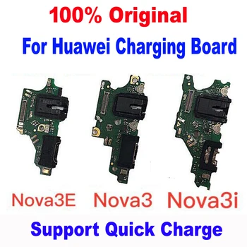 Original Full IC Pentru Huawei Nova 3 3I P Smart Plus 3E P20 Lite Portul de Încărcare Conector de Încărcare de Bord Flex Cablu Microfon MIC