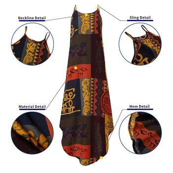 VONDA Femei Neregulate Tiv Vacanță Rochie Casual, din Bumbac Vintage Mozaic Lungi Rochii Plus Dimensiune Bohemain Vestidos Femme Sundress