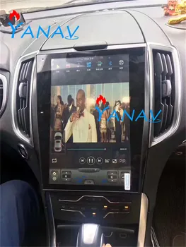 12.1 inch stereo Auto GPS player pentru Ford edge-2019 Android auto de radio-navigație HD ecran vertical multimedia MP3 player