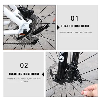 Lanț de anvelope Angrenajul Cleaner Set Perie MTB Drum de Munte Biciclete Instrumente de Curățare Set Portabil Impermeabil Ciclism Elemente