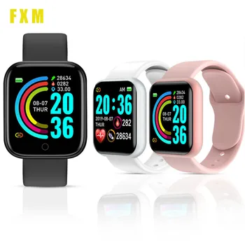 Ceas inteligent Y68 Bluetooth Fitness Tracker Sport Watch Monitor de Ritm Cardiac tensiunea Arterială Brățară Inteligentă pentru Android, IOS relogio
