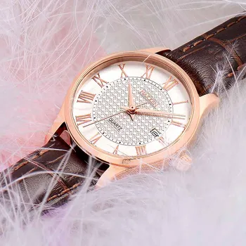 NAKZEN Femei de Lux Ceasuri din Piele Ceas Cuarț pentru Femei Casual Viața Impermeabil Ceas Montre Femme Doamnelor Ceasuri Reloj