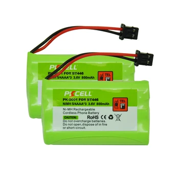 2 buc*PKCELL Ni-MH Acumulator 5/4 AAA*3 3.6 V 800mAh baterie Reîncărcabilă Baterie Telefon fără Fir Pentru BT446 BT-1005 ER-P512