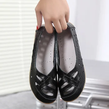 Femei Balerini Pantofi Alunecare Pe Pantofi Pentru Femei pentru Femei de Moda Plat Mocasini din Piele Femei Pantofi Casual Femei Zapatos Mujer