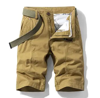 Vara Barbati casual pantaloni scurți de lucru groase pantaloni 2 culori