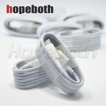 20buc/lot 1M 3FT Cabluri Telefonice V8 Micro USB Alb Sincronizare de Date Cablu de Încărcare Pentru Samsung Pentru Huawei și Alte Telefoane Android