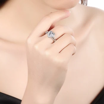 V764 Calitate de Top placat cu aur de 18K inel AAAAA Zircon inel Pentru Femei Bijuterii Fine Collares