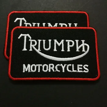 10buc/lot Nou Sosit Triumf Patch-uri insigne Brodate de fier pe îmbrăcăminte Îmbrăcăminte Sacou vesta Pantofi Autocolante motociclist patch-uri