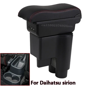 Pentru Daihatsu sirion cotiera cutie spori Dublu strat central Stoca conținut ceașcă titularul accesorii USB de Încărcare